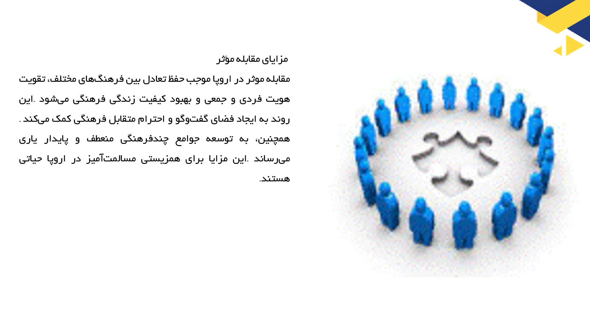 پاورپوینت در مورد مقابله با تهاجم فرهنگی در کشورهای اروپایی